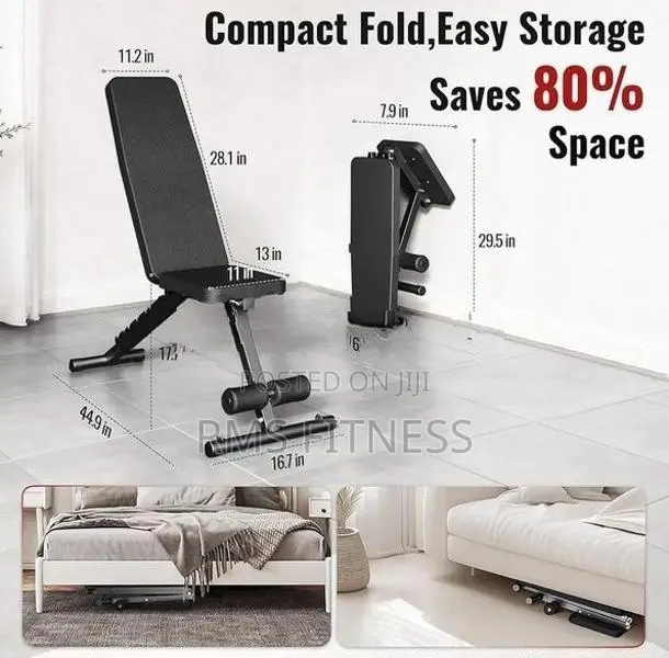 Brand New Adjustable weight Bench /weight set- A1