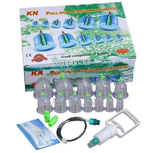 VACCUM CUPPING SET PLASTIC 12PCS