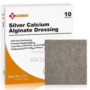 SILVER CALCIUM ALGINATE DRESSING (10PCS)
