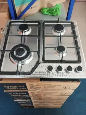 EUROMAX 4-Burner Stainless Steel Gas Cooker _ Turkey