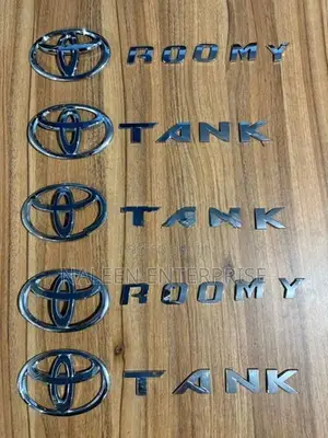 Toyota Tank Roomy Dicky Door Badge Sets
