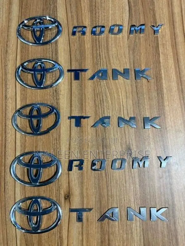 Toyota Tank Roomy Dicky Door Badge Sets