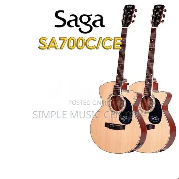 SAGA SA700CE | Grand Auditorium CW Acoustic-Electric Guitar