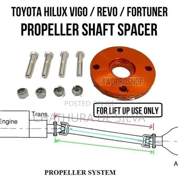 Hilux Propeller Shaft Spacer