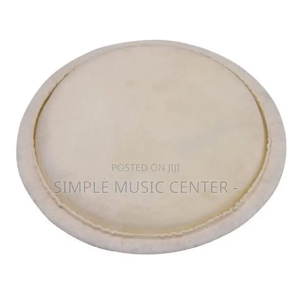 Natural Finish 6.5 Inch Thin Cow Skin Replacement Bongo Drum head