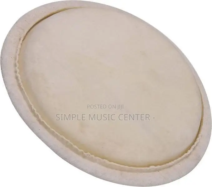 Natural Finish 6.5 Inch Thin Cow Skin Replacement Bongo Drum head