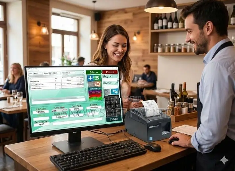 Smart POS for Hotels / Restaurants with KOT Room Management