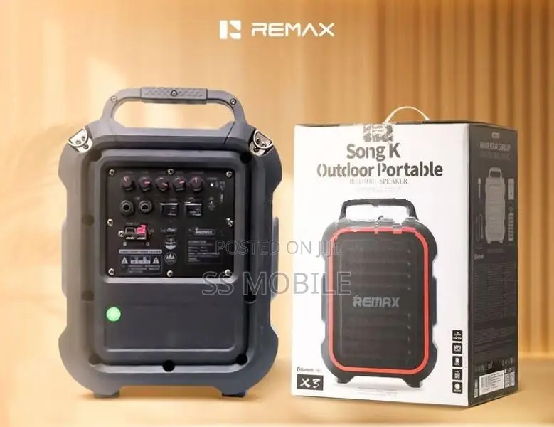 Remax RB-X5 Outdoor Trolley Bluetooth Speaker with Two Mics