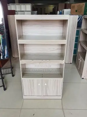 Modern 4x2 American White Book Cupboard