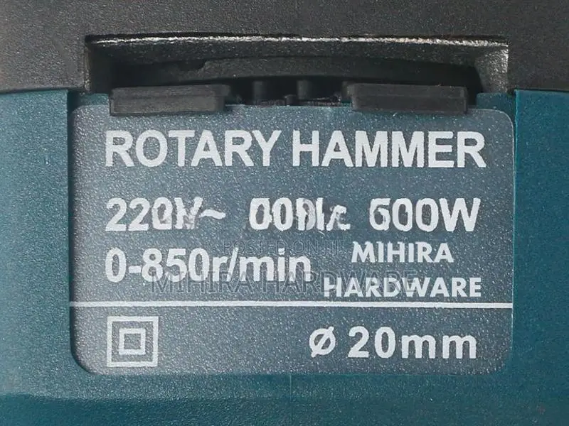 MEN 500 Watts Mod 2:20 Rotary Hammer Hilti Drill Machine හිල්ටි මැශින්