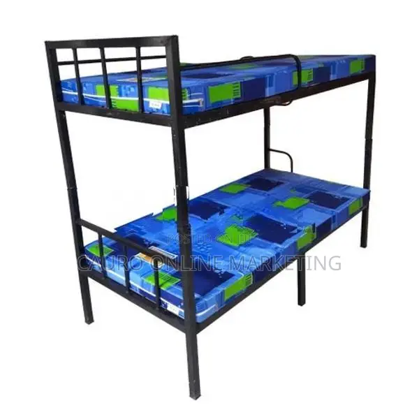 New Steel Bunk Bed with Double Layer Mattress 6 * 3
