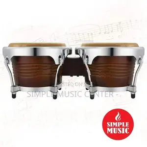Premium Natural Bongo Drum Set