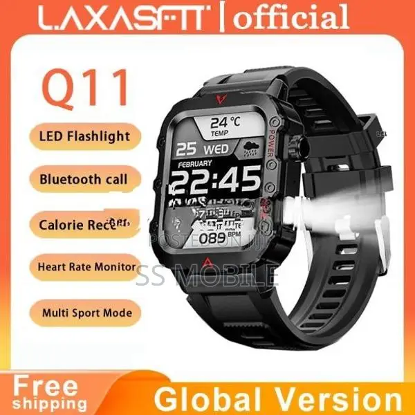 Laxasfit Q11 Rugged Smart Watch