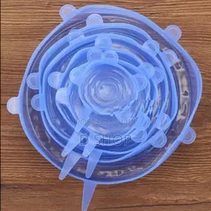 Silicone Food Pan Lids Covers -6 pcs