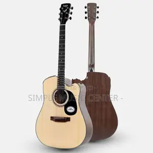 Saga SF-600CE 41'' Dreadnought Cutaway Electro Acoustic Guitar