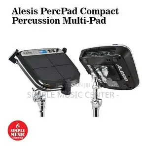 Alesis Black PercPad Electronic Drum Pad Compact 4 Pads MIDI Output