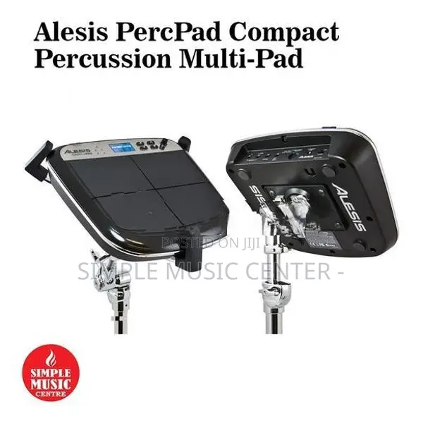 Alesis Black PercPad Electronic Drum Pad Compact 4 Pads MIDI Output