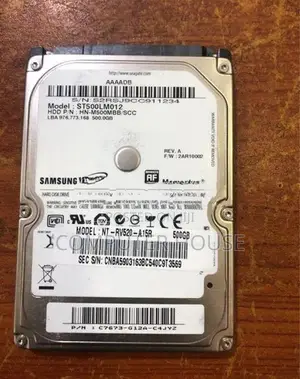 500GB Laptop Hard Drive