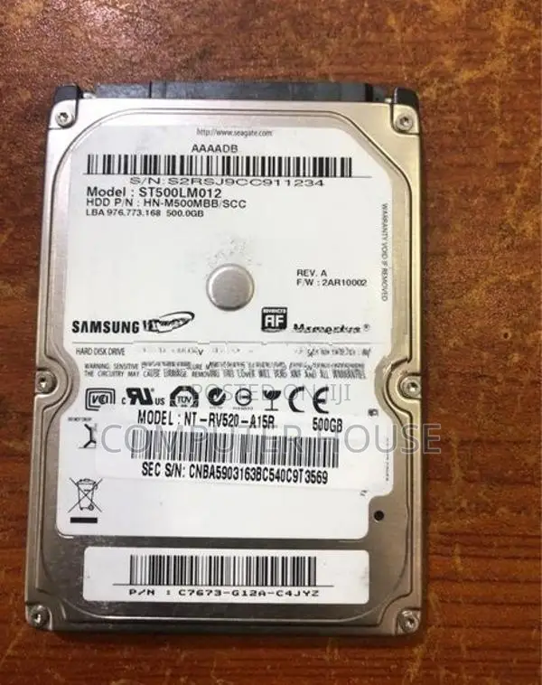 500GB Laptop Hard Drive