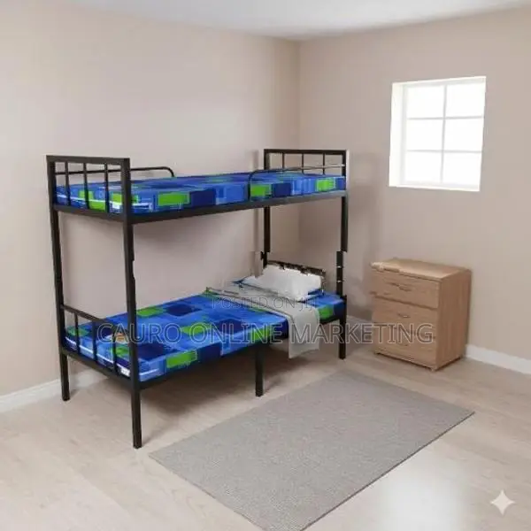 new steel bunk bed with double layer mattress 180 * 90 双层床