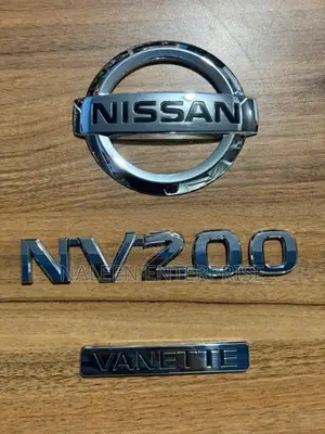 Nissan NV200 Dicky Door Badge Set