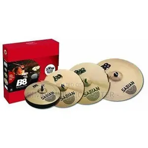 Sabian B8 Performance Bronze 5Pc Cymbal Set 14" Hats 16" & 18" Crash 2