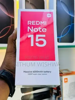 Xiaomi Redmi Note 15 256GB (Brand New)