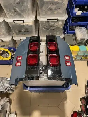Genuine Defender 2025 P300e rear bumper LED lights