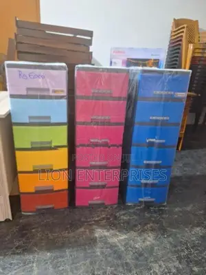 6 Drawer plastic cupboards