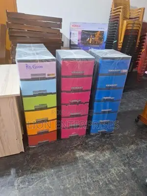 6 Drawer plastic cupboards