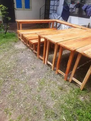 Table with Bench 6ft *15inch Mahogani