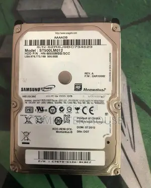Samsung 500GB Laptop Hard