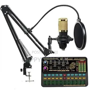 K500 Sound Card With Bm800 Mic Brandnew