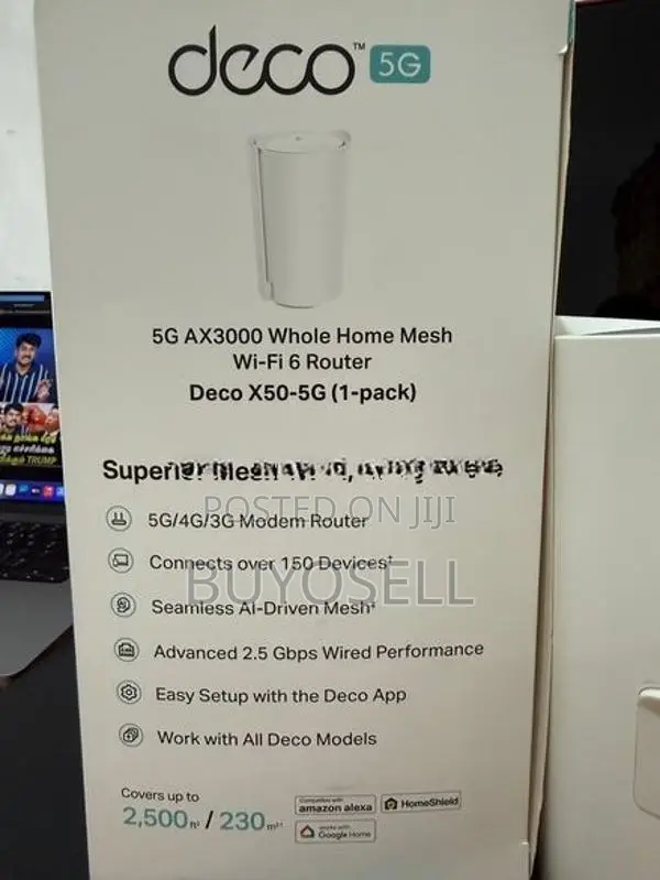 Deco X50-5G Ax3000 whole Home Mesh WiFi 6 router
