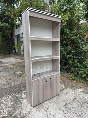 Melamine Ash White Book Rack 72x30 Inch