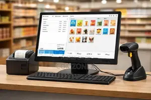 Smart POS Billing System with Barcode Scanner/ Printer