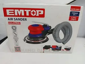 EMTOP 6-Inch (150mm) Industrial Pneumatic Air Sander – HERMAN PT 0578