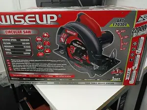 WISEUP 2200W Industrial-Grade Circular Saw 230mm – HERMAN PT 0581