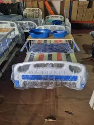 Four-Function Manual Bed with Lateral Tilt and Sanitary Functionality