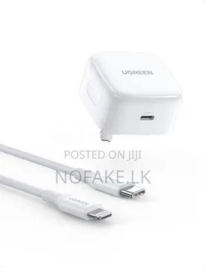 UGREEN 20W Type-C Apple Certified Charger Adapter & C to Lightning Cab