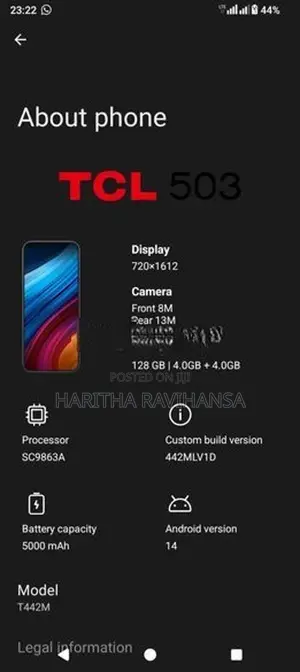 TCL 503 (Used)