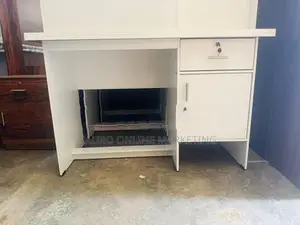 New Melamine 4*2 (120*60) White Office Table