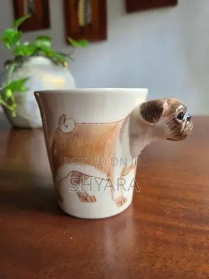 Charming 3D Dog Ceramic Mugs