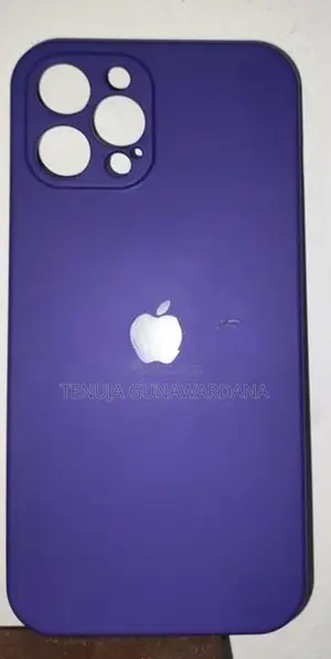 iPhone 12 Pro Max Silicon Back Cover Purple