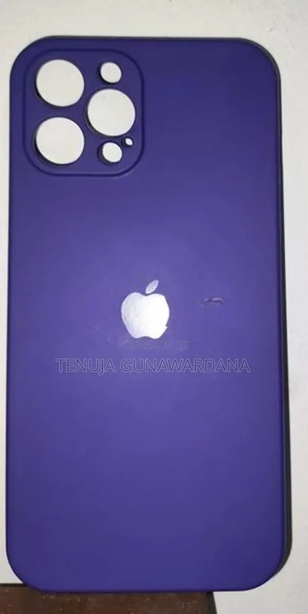 iPhone 12 Pro Max Silicon Back Cover Purple
