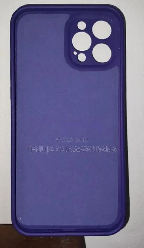 iPhone 12 Pro Max Silicon Back Cover Purple