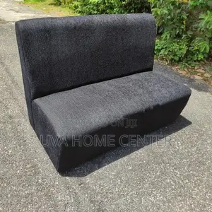 Black 4ft Office Lobby Sofa Chair