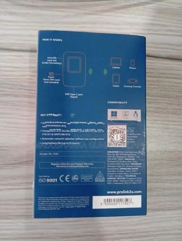 Prolink DL-7202 Mobile Wi-Fi Router