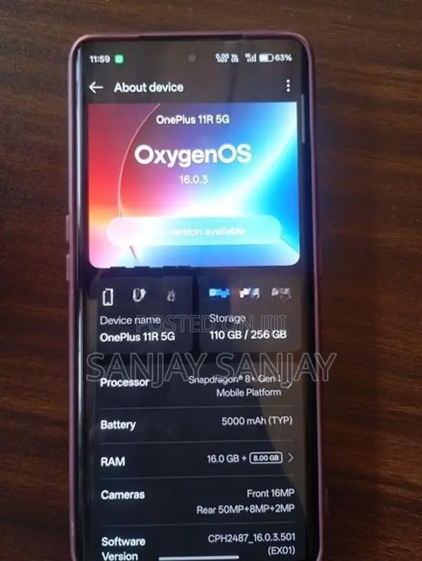 OnePlus 11R (Used)