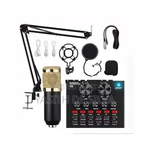 V8 Live Sound Card BM800 Mic Full set